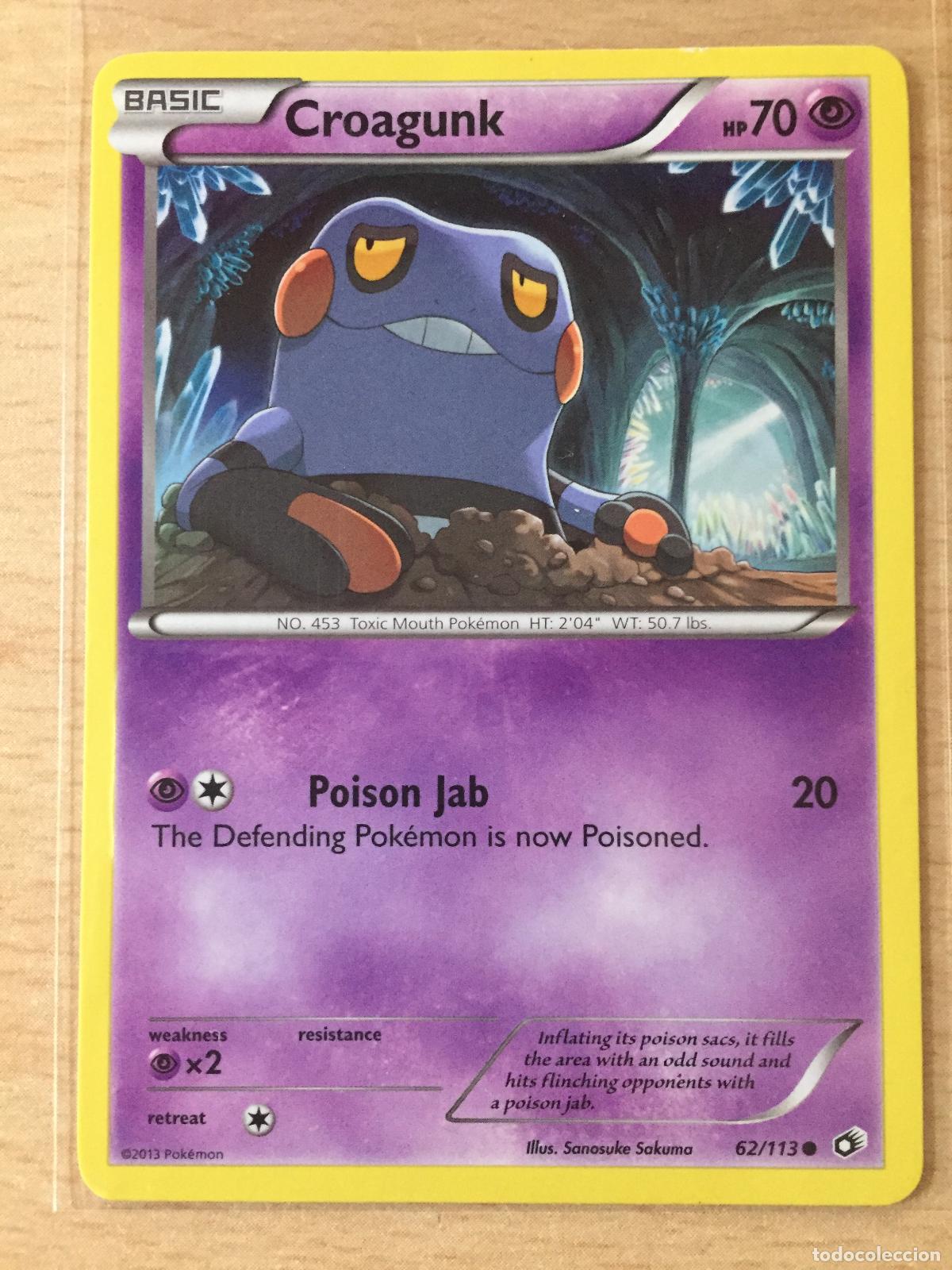 Trading cards: 2013 - CROAGUNK - POKEMON - Foto 1