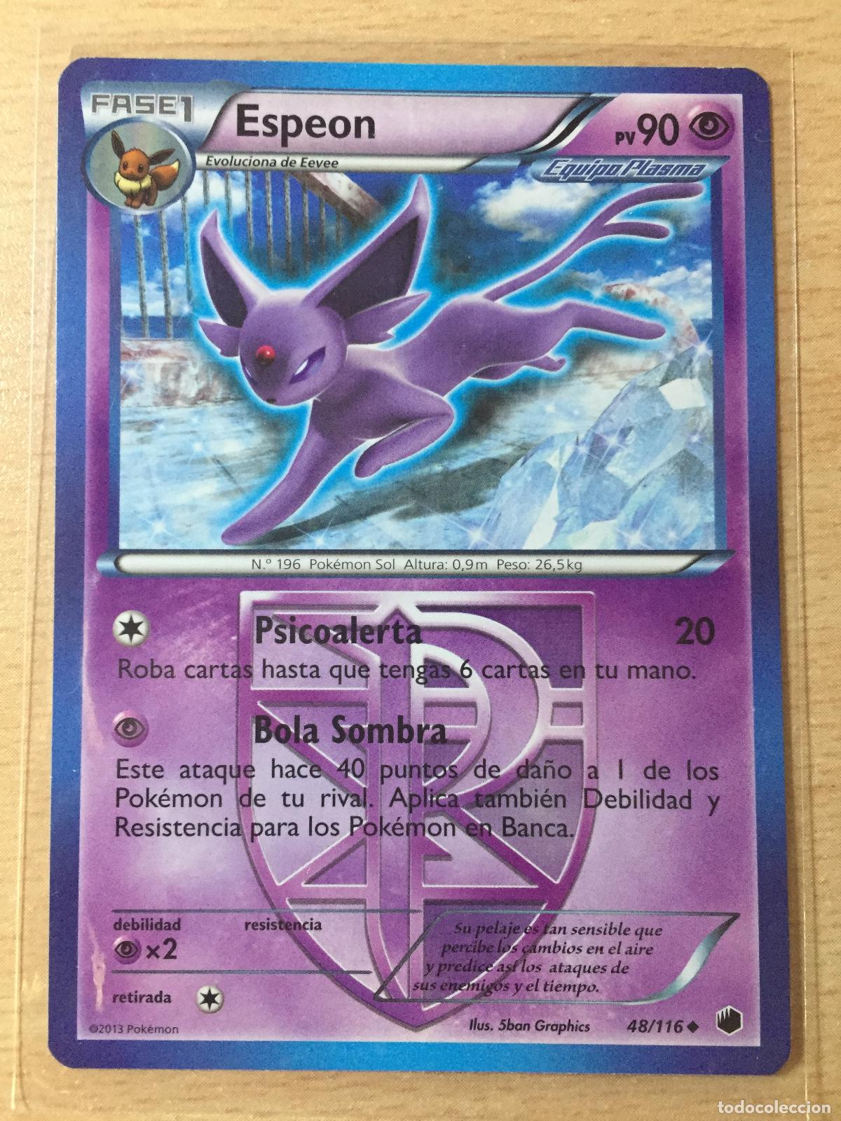 Trading cards: 2013 - ESPEON - POKEMON - Foto 1