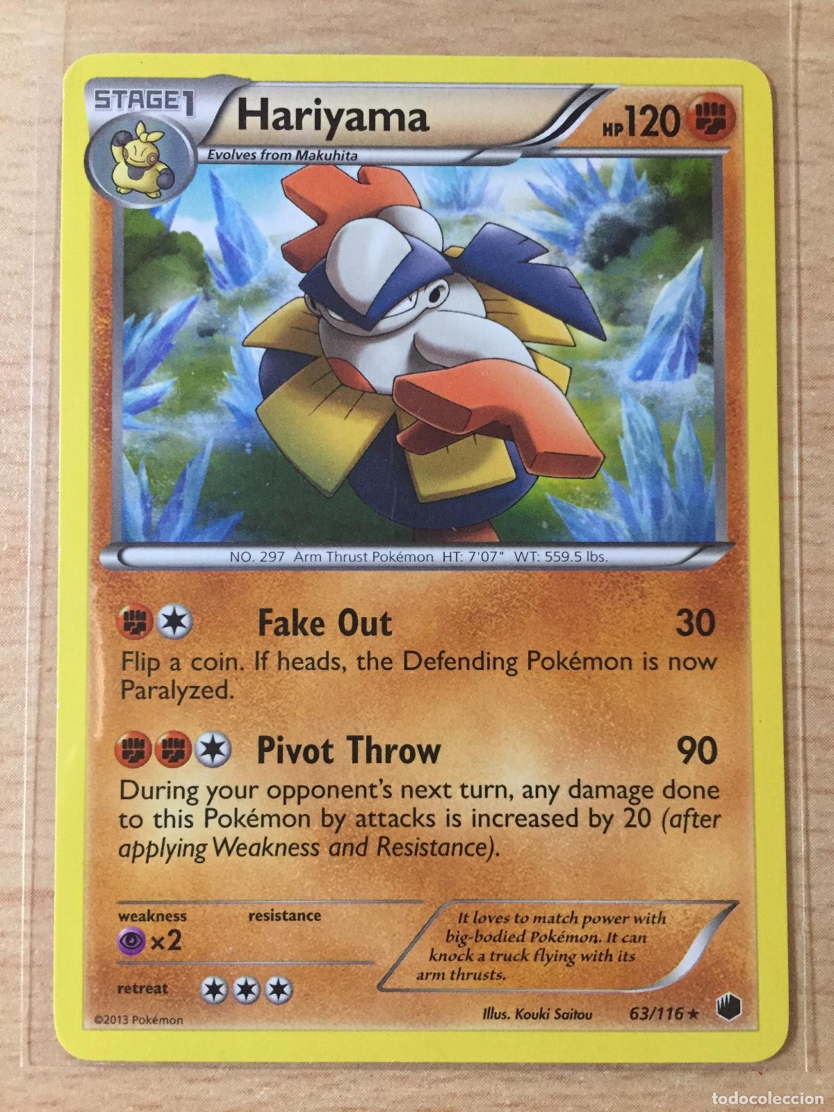 Trading cards: 2013 - HARIYAMA - POKEMON - Foto 1