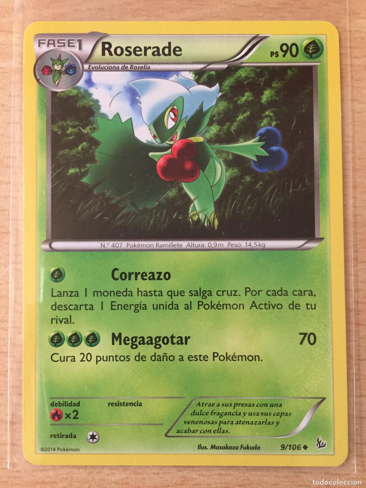Trading cards: 2014 - ROSERADE - POKEMON - Foto 1