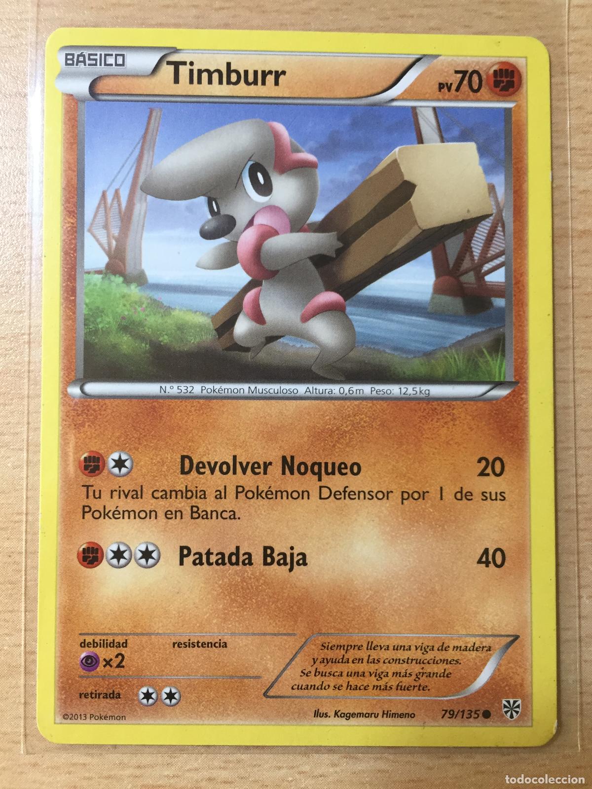Trading cards: 2013 - TIMBURR - POKEMON - Foto 1