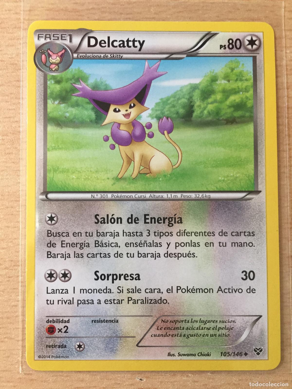 2014 - delcatty - pokemon - Buy Antique trading cards on todocoleccion