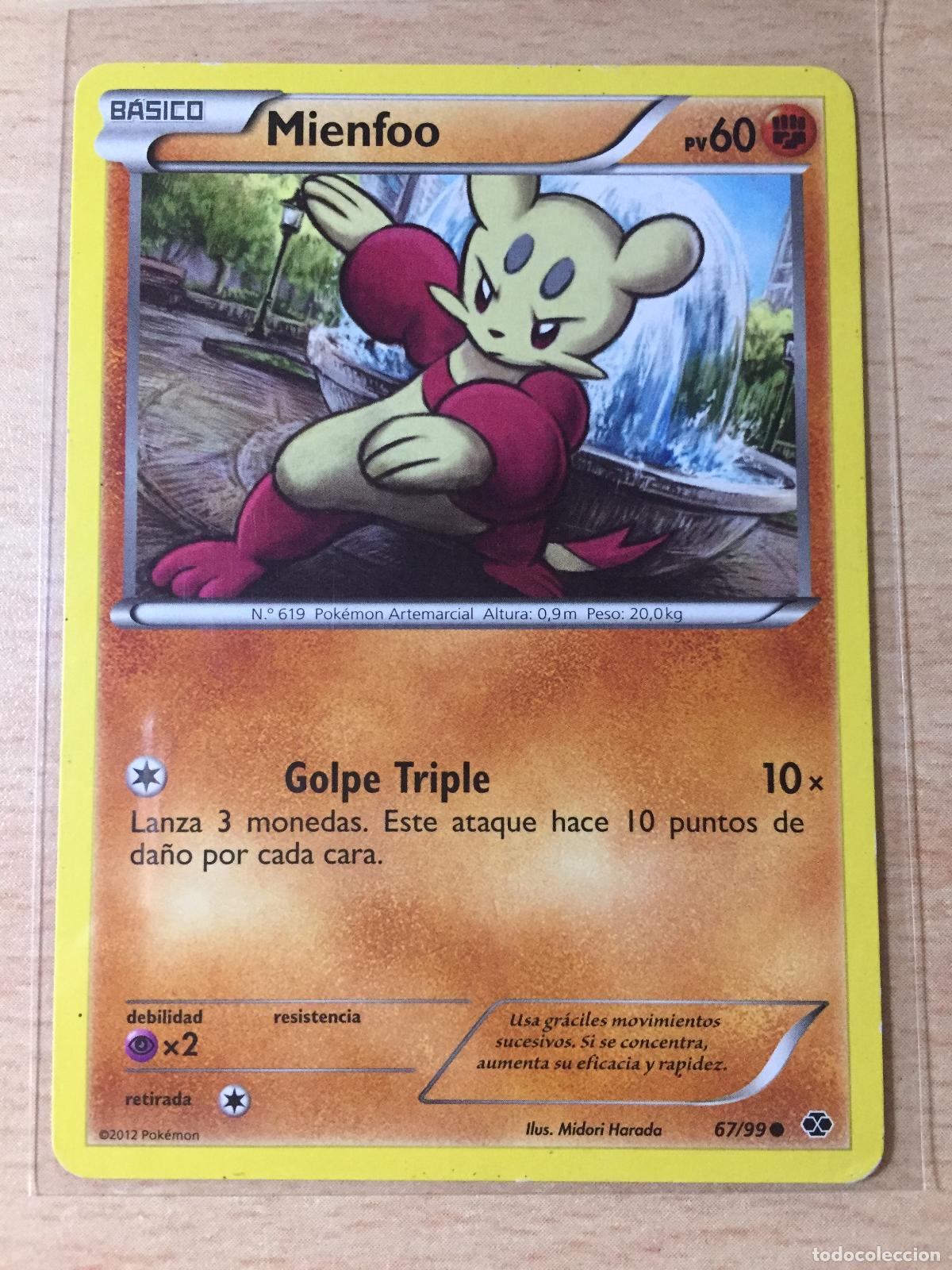 Trading cards: 2012 - MIENFOO - POKEMON - Foto 1