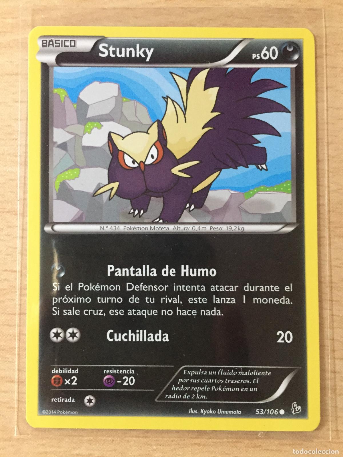 Trading cards: 2014 - STUNKY - POKEMON - Foto 1