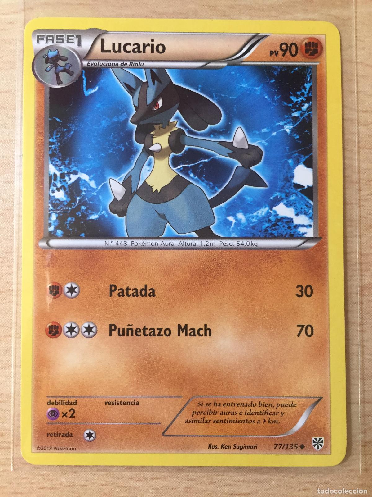 Trading cards: 2013 - LUCARIO - POKEMON - Foto 1