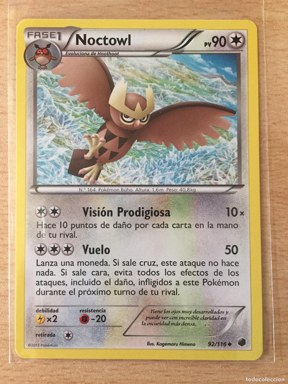Trading cards: 2013 - NOCTOWL - POKEMON - Foto 1