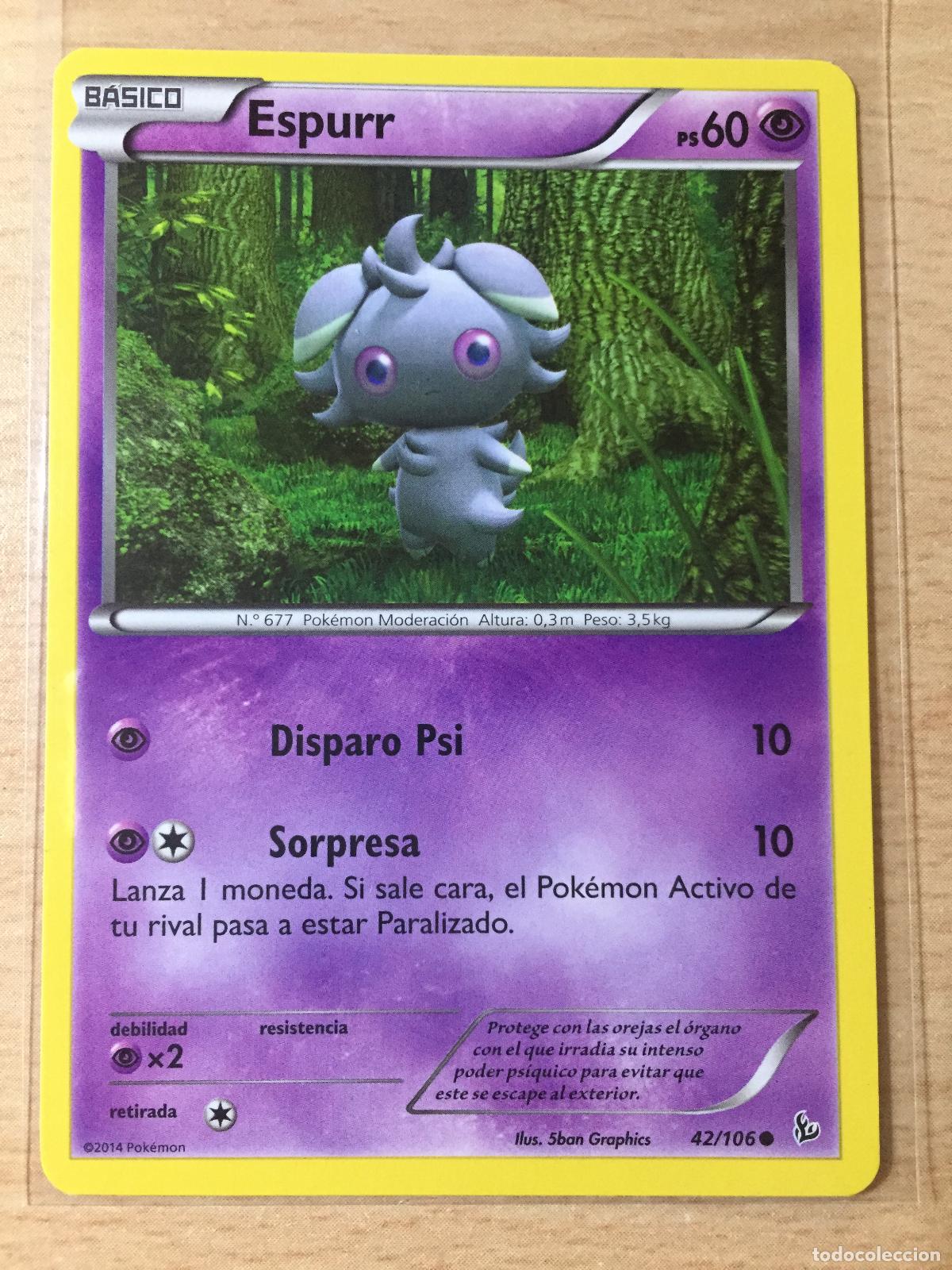 Trading cards: 2014 - ESPURR - POKEMON - Foto 1