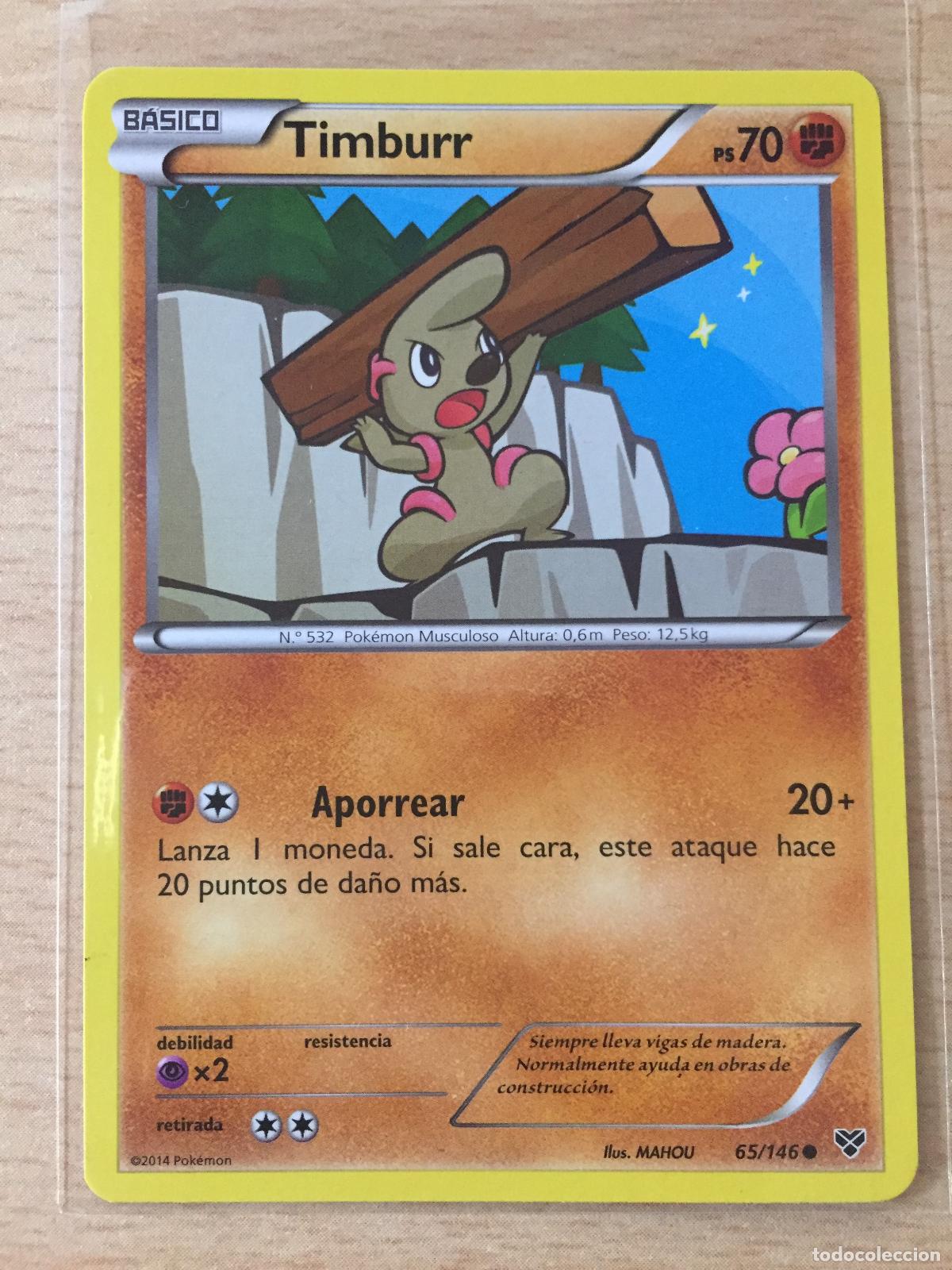 Trading cards: 2014 - TIMBURR - POKEMON - Foto 1