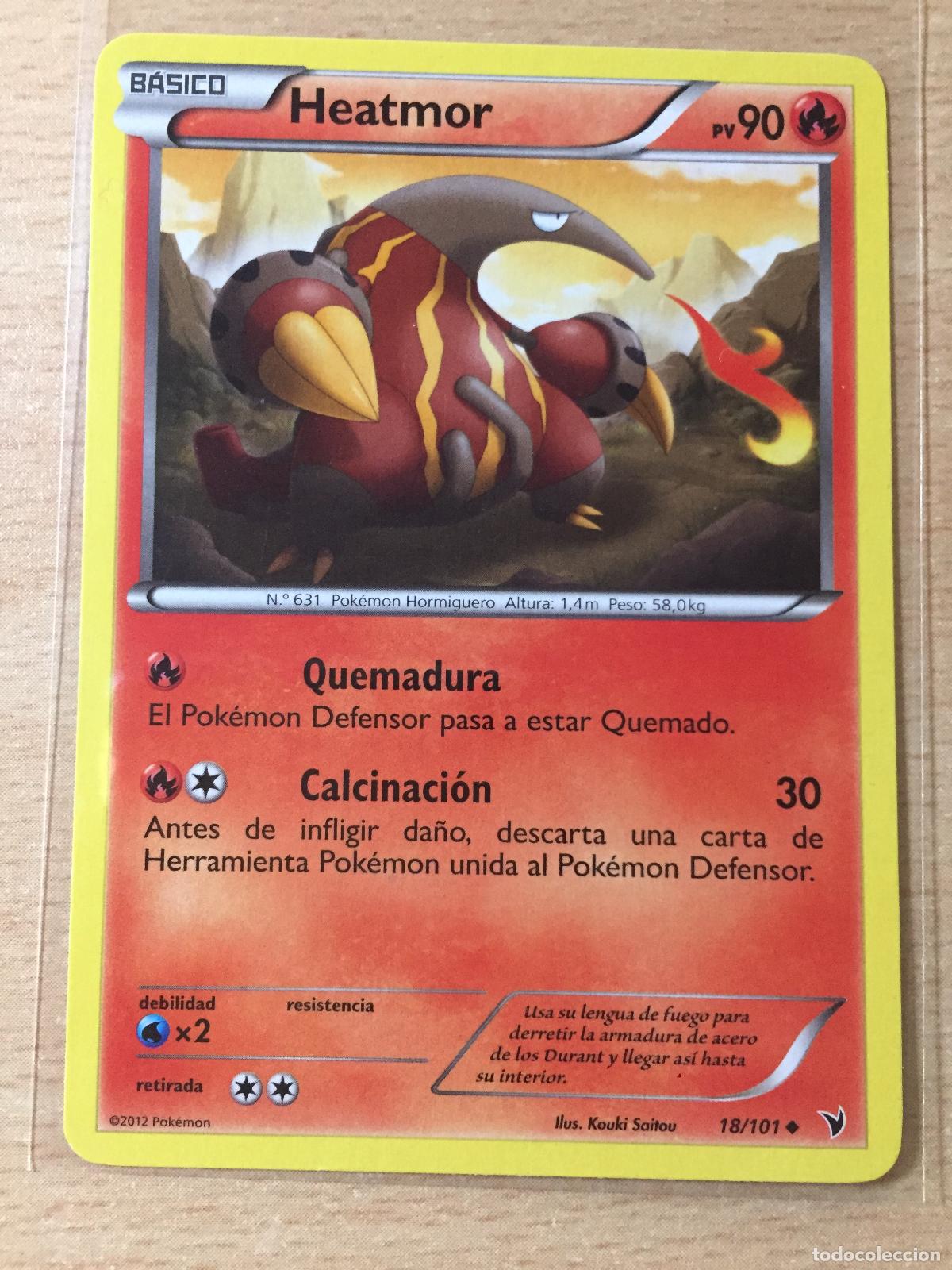 Trading cards: 2012 - HEATMOR - POKEMON - Foto 1