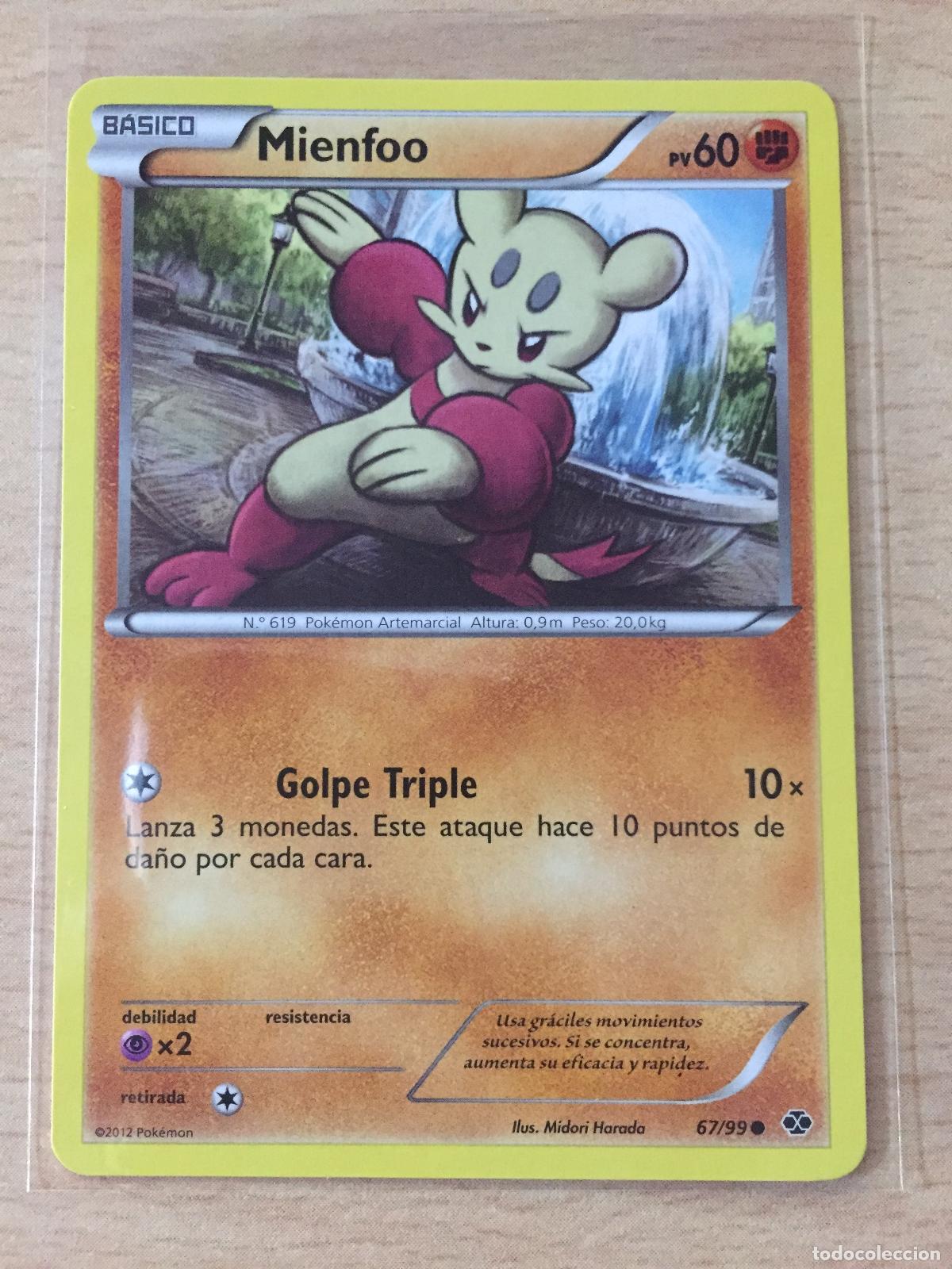 Trading cards: 2012 - MIENFOO - POKEMON - Foto 1