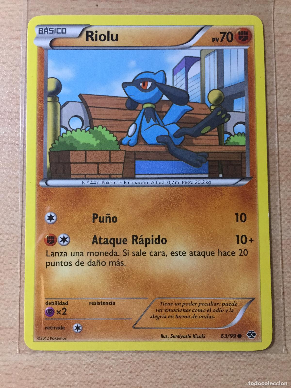Trading cards: 2012 - RIOLU - POKEMON - Foto 1