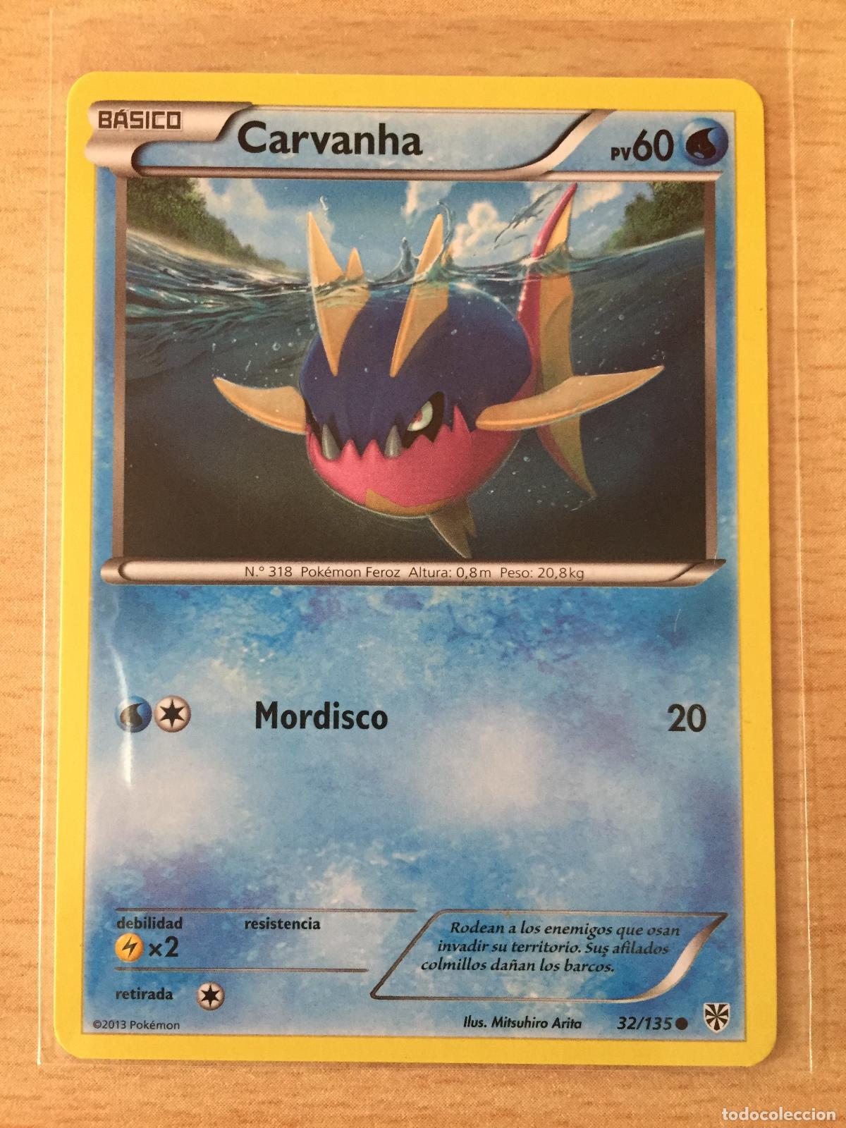 Trading cards: 2013 - CARVANHA - POKEMON - Foto 1