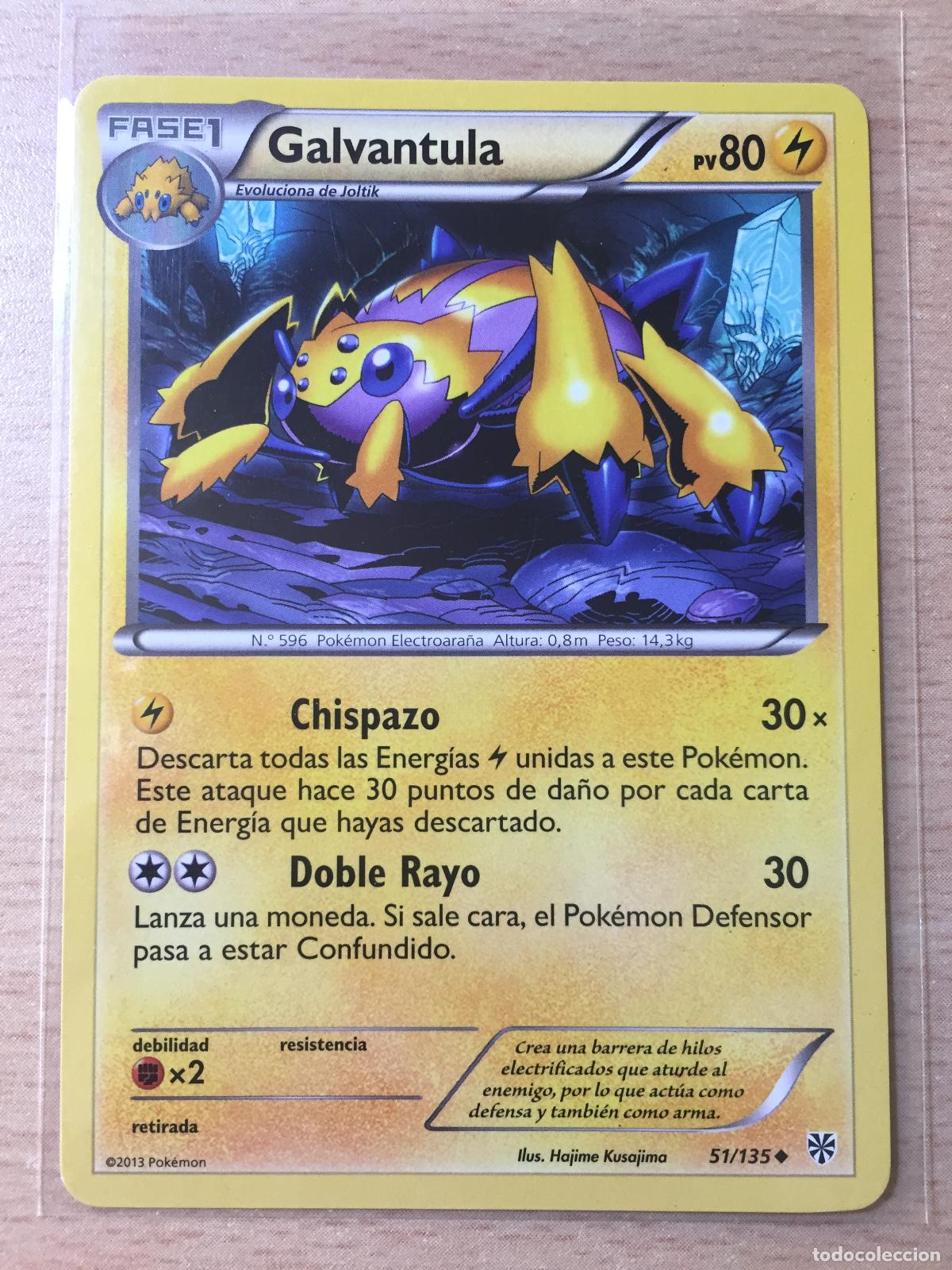 Trading cards: 2013 - GALVANTULA - POKEMON - Foto 1