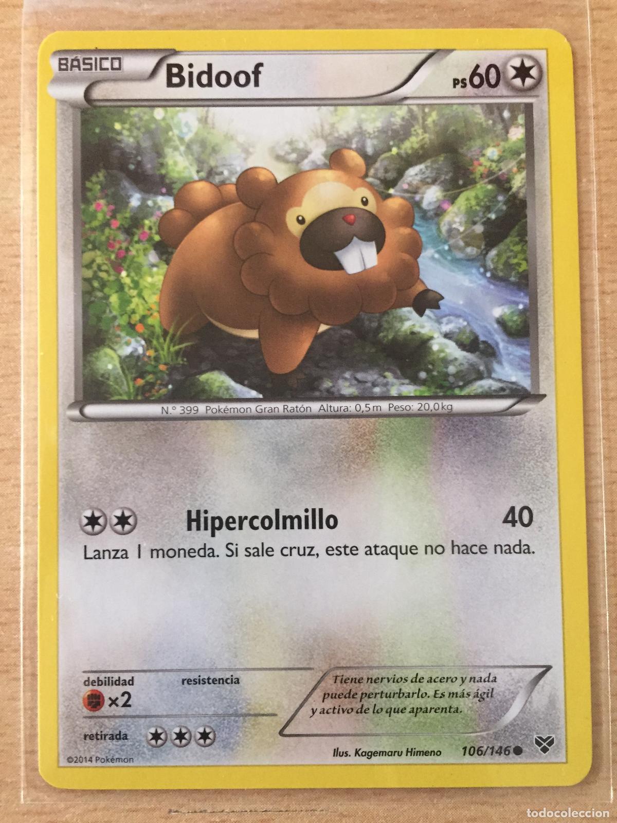 Trading cards: 2014 - BIDOOF - POKEMON - Foto 1