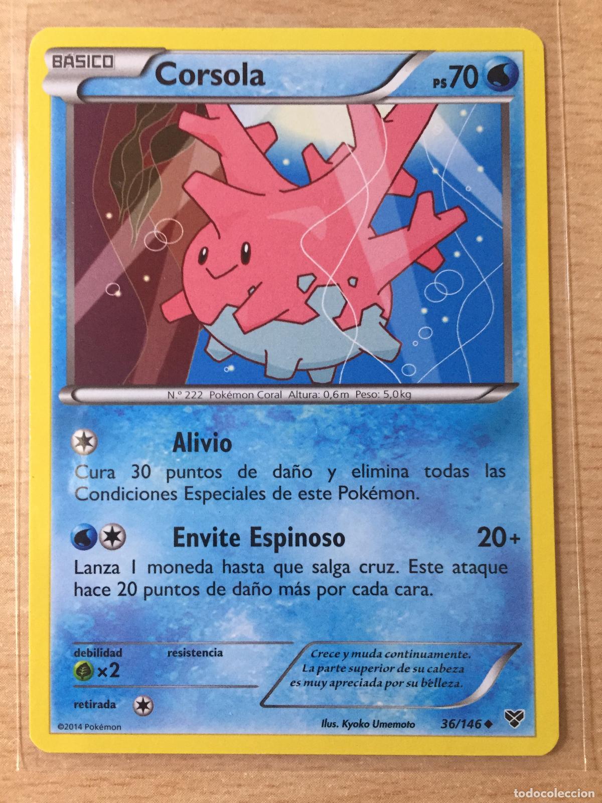 Trading cards: 2014 - CORSOLA - POKEMON - Foto 1