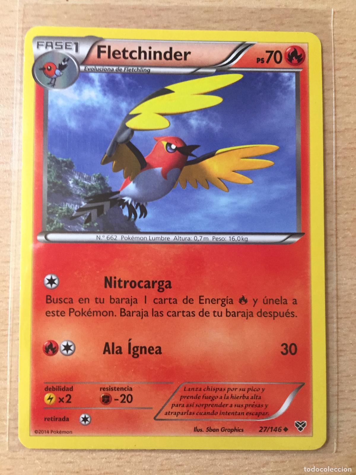 Trading cards: 2014 - FLETCHINDER - POKEMON - Foto 1