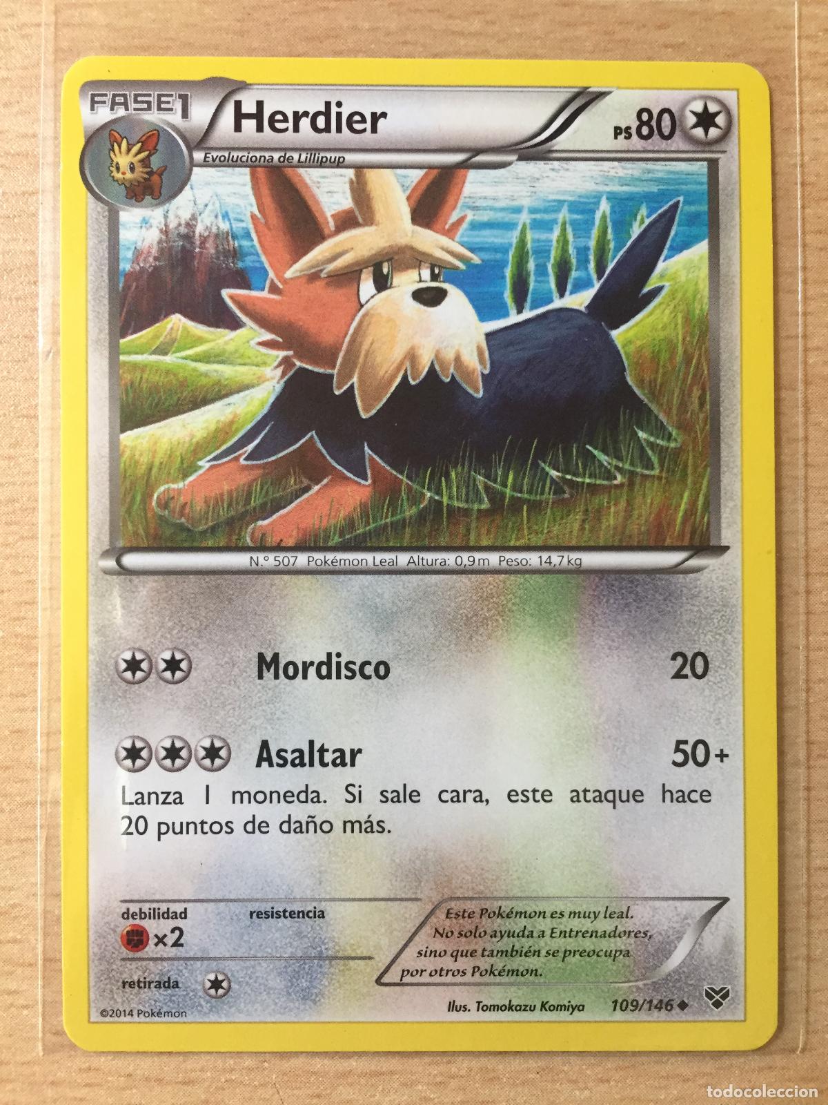 Trading cards: 2014 - HERDIER - POKEMON - Foto 1