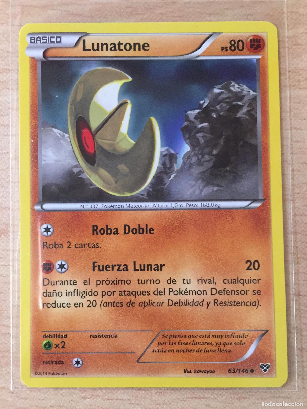 Trading cards: 2014 - LUNATONE - POKEMON - Foto 1
