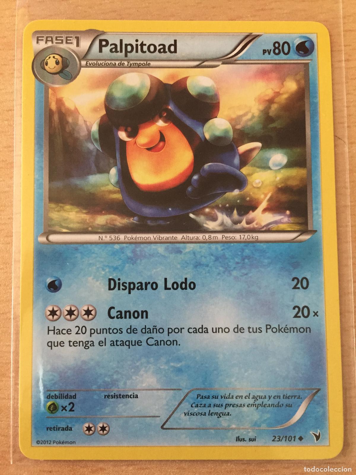 Trading cards: 2012 - PALPITOAD - POKEMON - Foto 1