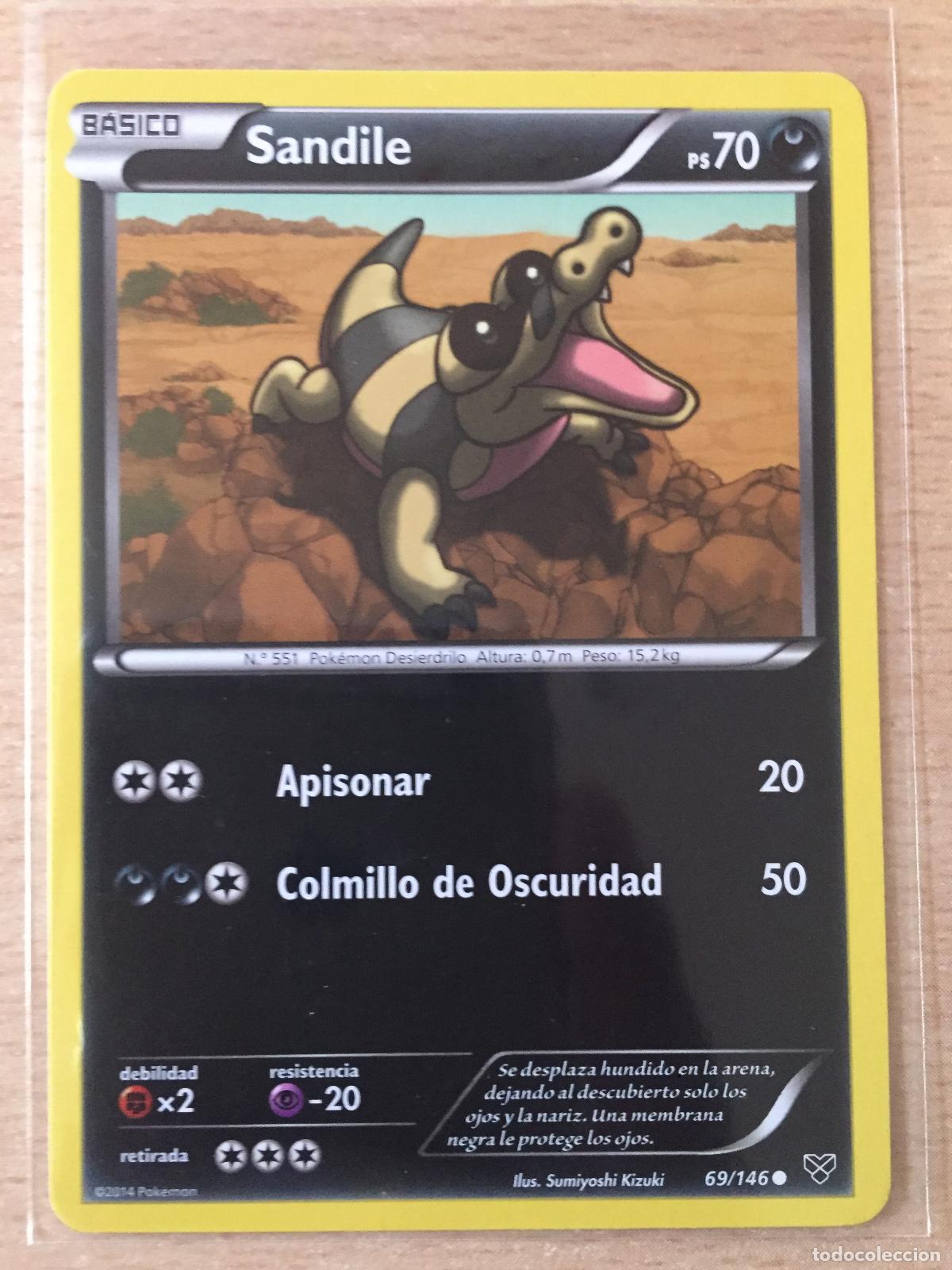 Trading cards: 2014 - SANDILE - POKEMON - Foto 1