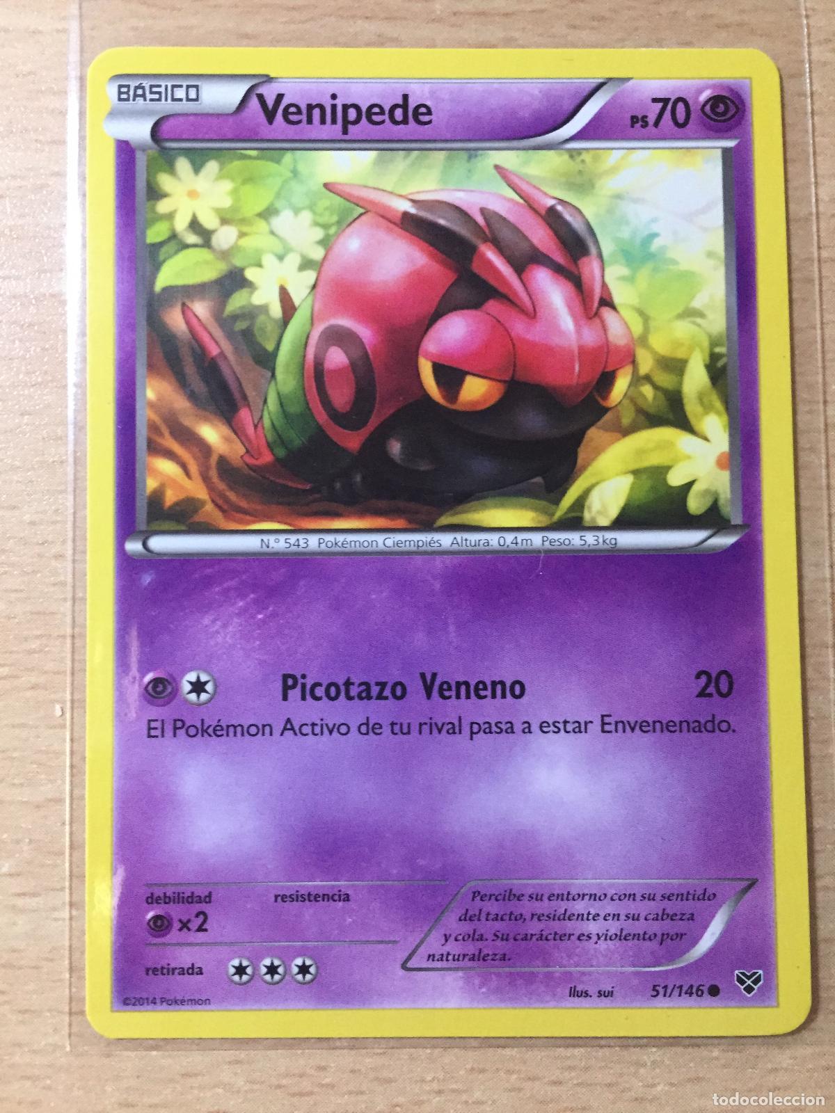Trading cards: 2014 - VENIPEDE - POKEMON - Foto 1