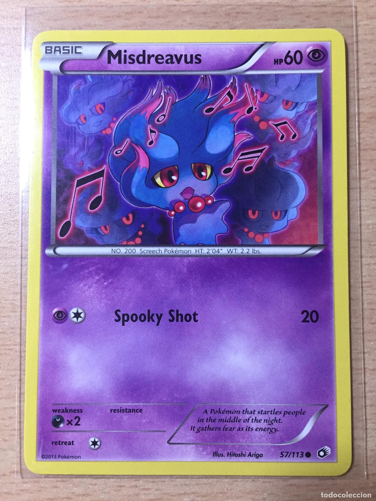 Trading cards: 2013 - MISDREAVUS - POKEMON - Foto 1