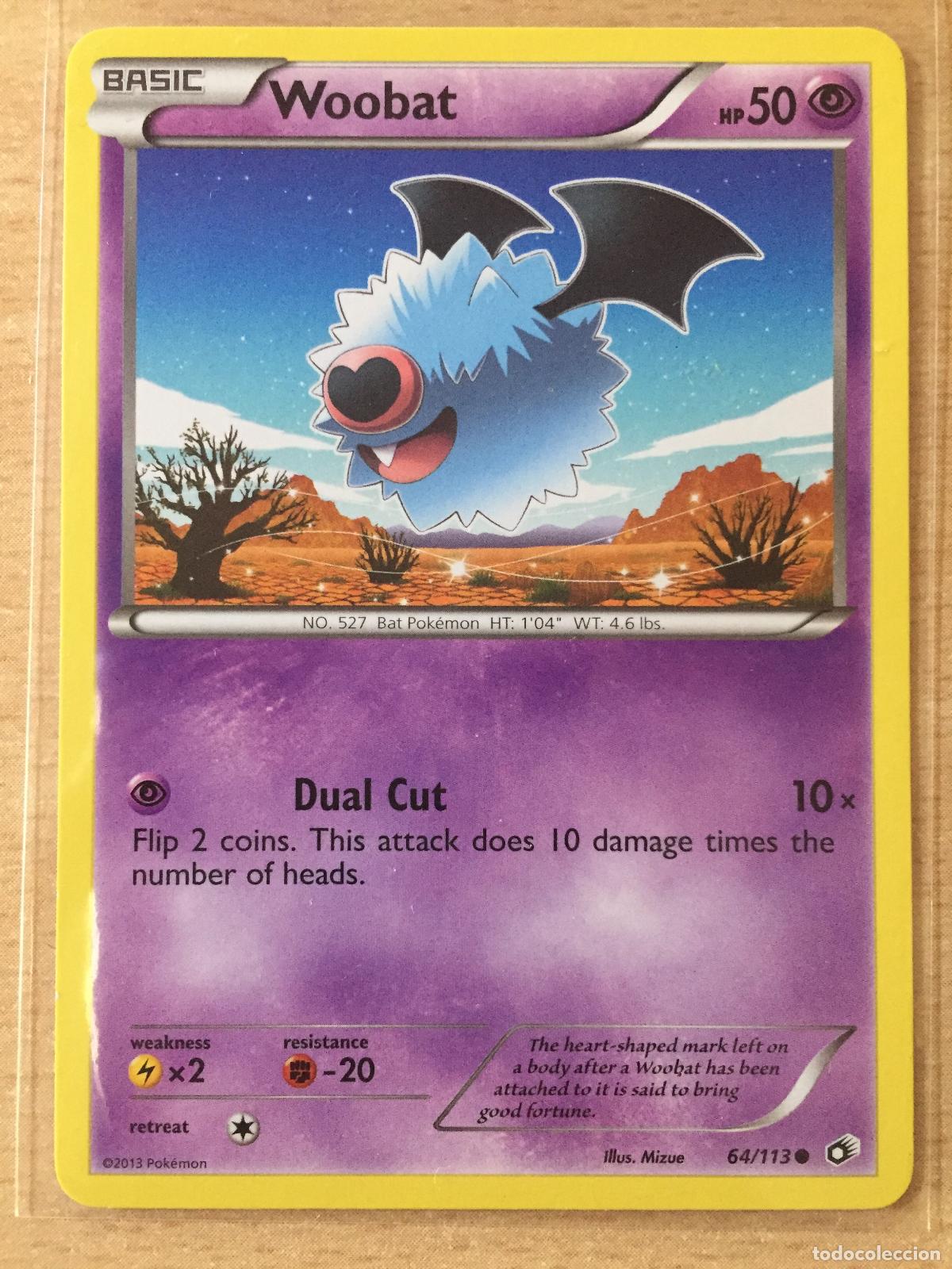 Trading cards: 2013 - WOOBAT - POKEMON - Foto 1