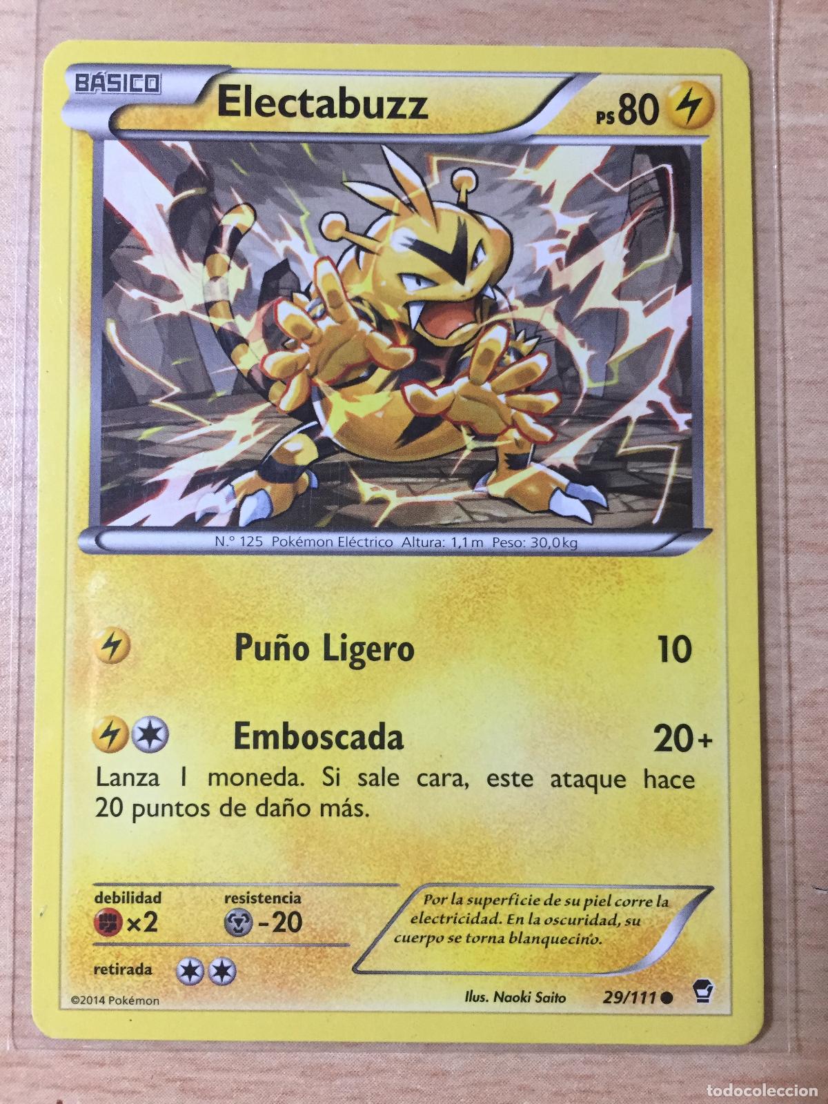 Trading cards: 2014 - ELECTRABUZZ - POKEMON - Foto 1