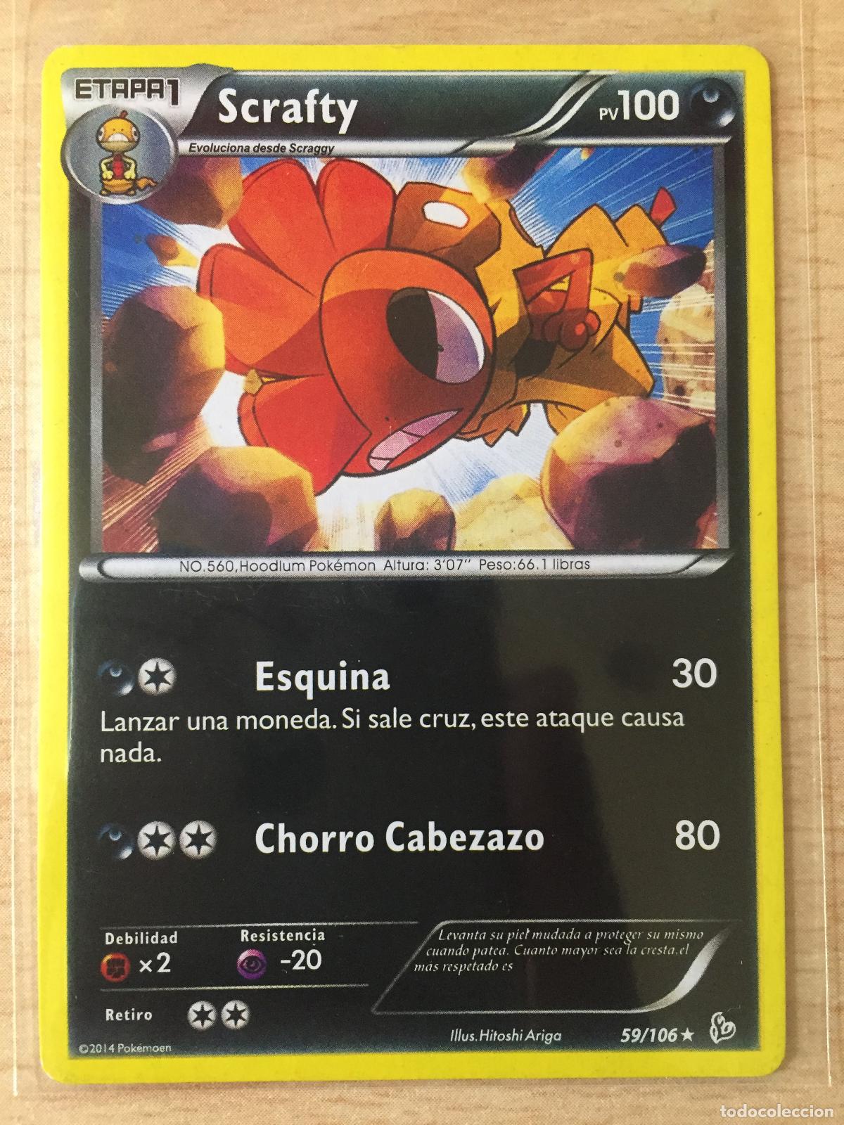 Trading cards: 2014 - SCRAFTY - POKEMON - Foto 1