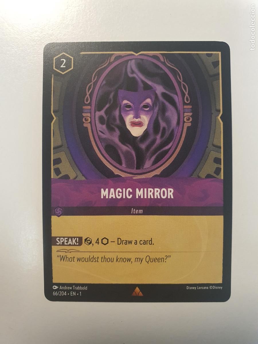 magic mirror lorcana card - The First Chapter - (Rare) 009-149 The Queen - Mirror