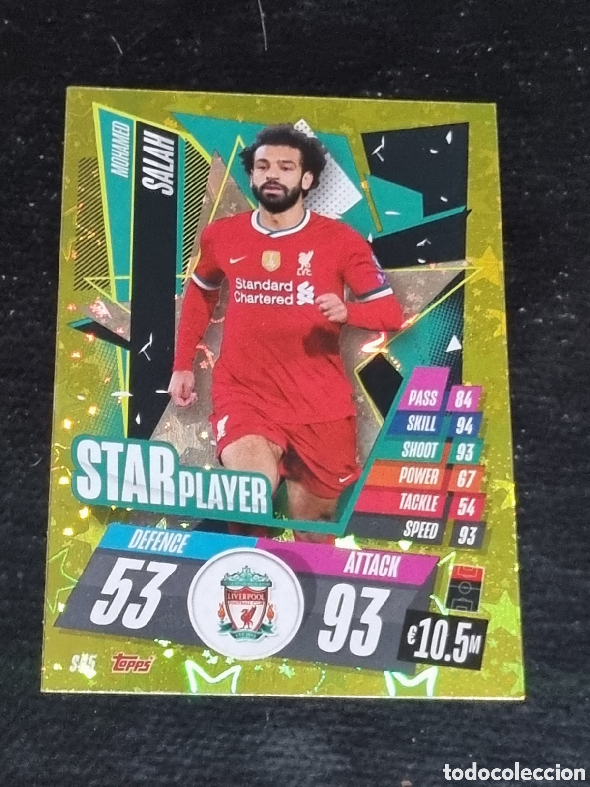 Trading cards: SP5 - SALAH LIVERPOOL MATCH ATTAX 20 21 TOPPS