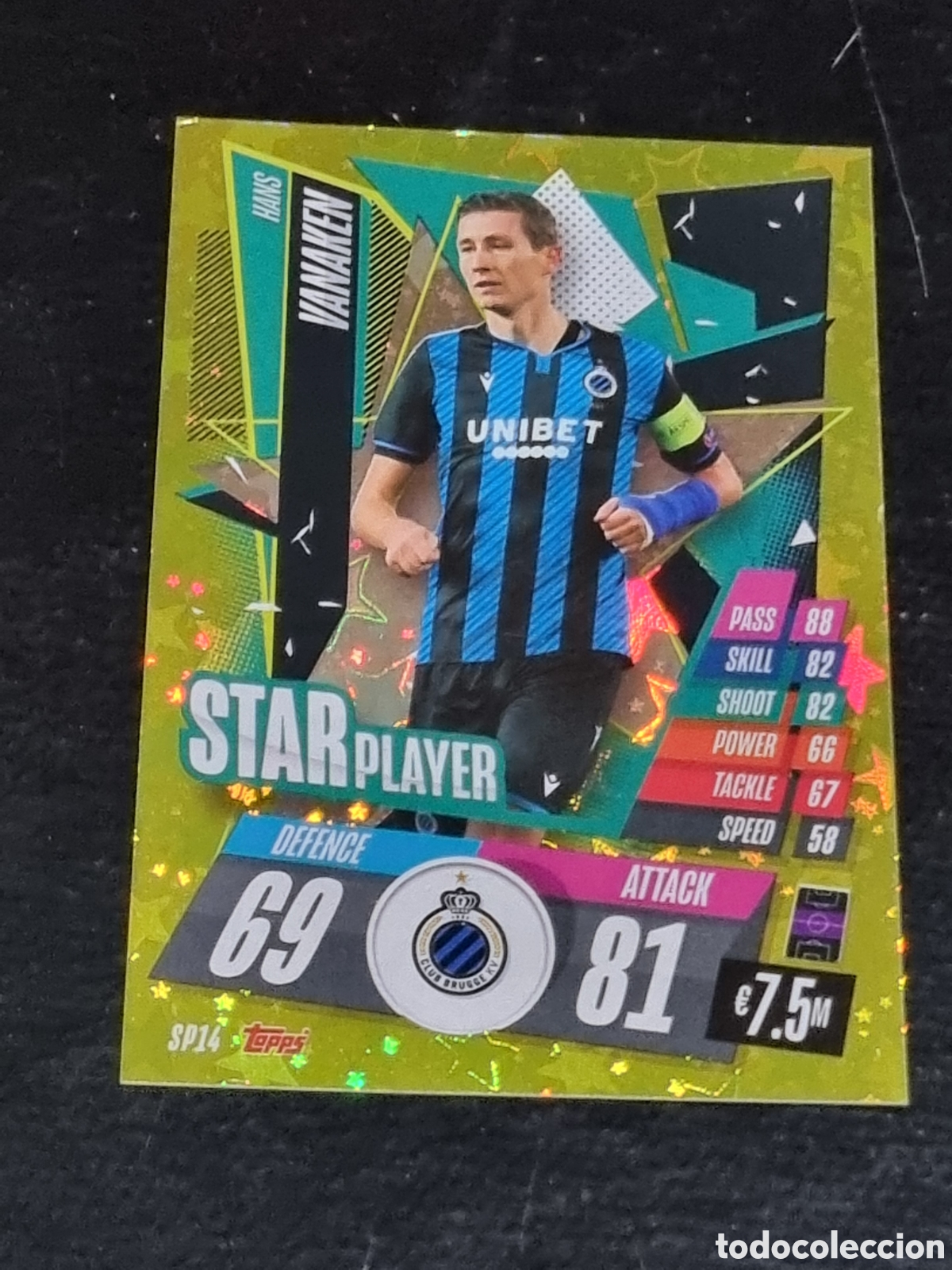 Trading cards: SP14 - VANAKEN BRUGGE MATCH ATTAX 20 21 TOPPS