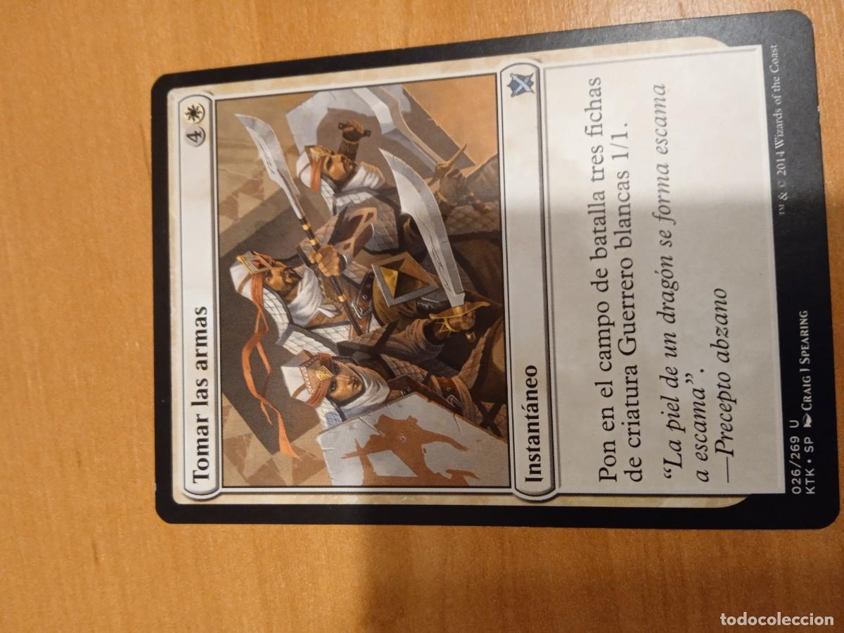 Trading cards: C-LKET48 MAGIC THE GATHERING TOMAR LAS ARMAS - Foto 1