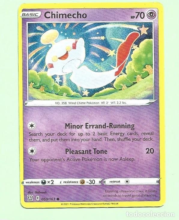 Trading cards: CROMOS DE POK&Eacute;MON CHIMECHO- PS 70- 059 / 163 DEL A&Ntilde;O 2021 - Foto 1
