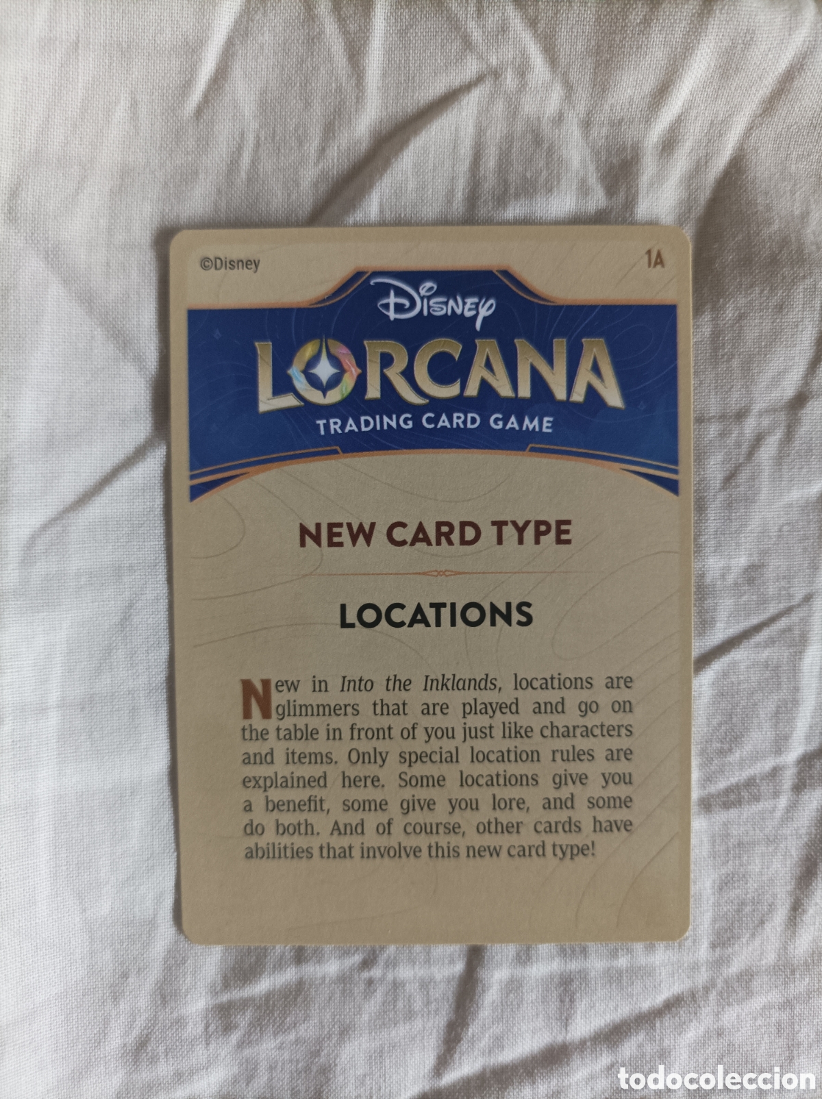 Trading cards: DISNEY LORCANA LOCATIONS NEW CARD TYPE TRADING CARD GAME