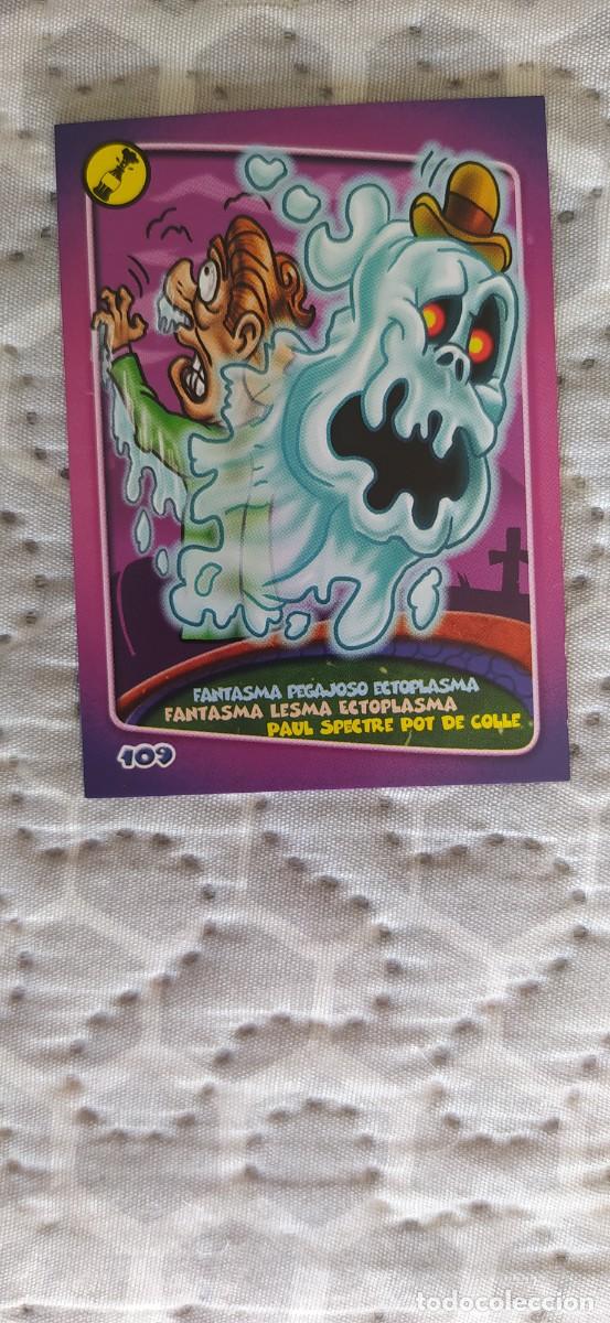 Trading cards: TUFO CARDS N&deg;109 FANTASMA PEGAJOSO ECTOPALASMA CROMO CROMOS