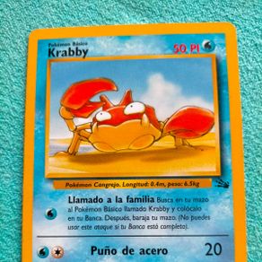 carta pokemon lamincards , numero 098 krabby - Buy Antique trading cards on todocoleccion carta pokemon lamincards , numero 098 krabby - Buy Antique trading cards on todocoleccion