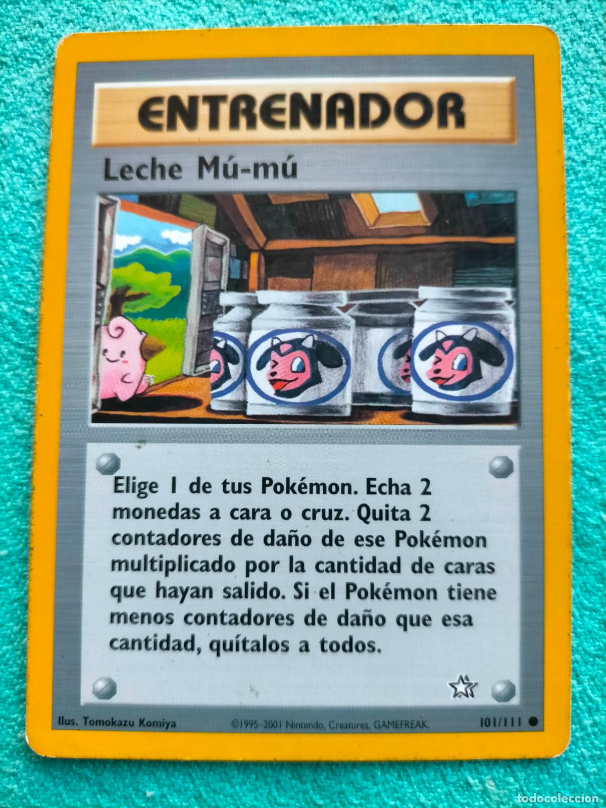 Cartes &agrave; &Eacute;changer: Antigua carta Pok&eacute;mon 2001 Neo Genesis Spanish Espa&ntilde;ol 101/111 Leche M&uacute;-m&uacute;
