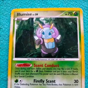 illumise pokemon card TCG - Delta Species Holo (Stamped) 45/113 Uncommon Card Type Illumise Volbeat Pokemon Card Zukan