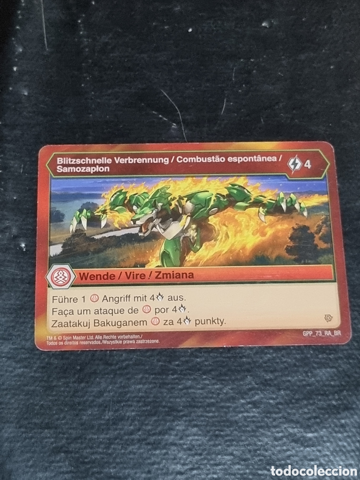 Trading cards: CARTA BAKUGAN - COMBUSTI&Oacute;N ESPONT&Aacute;NEA - Foto 1