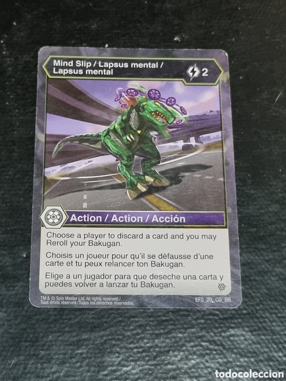 Trading cards: CARTA BAKUGAN - LAPSUS MENTAL - Foto 1