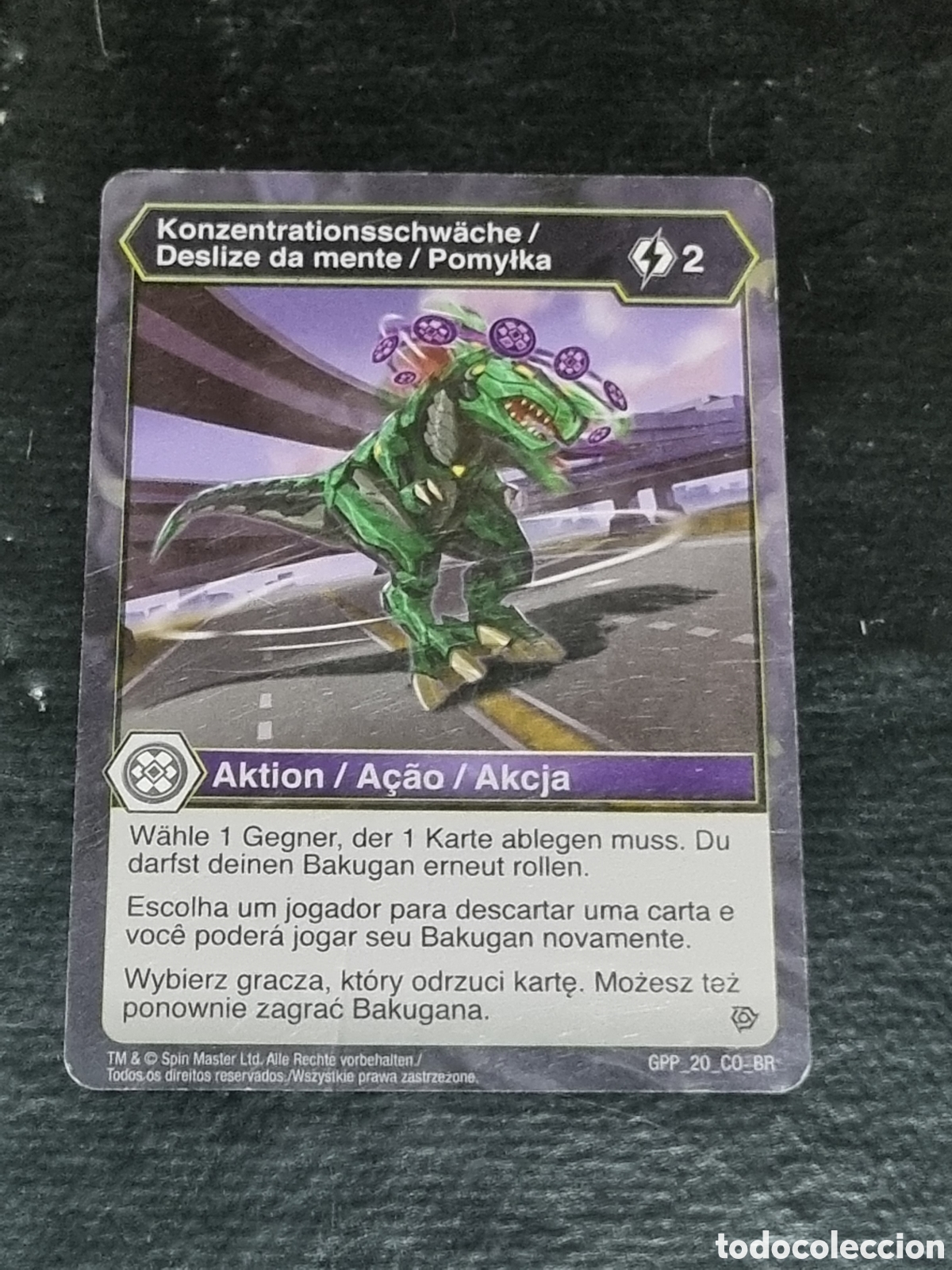 Trading cards: CARTA BAKUGAN - DESLIZE DE MENTE - Foto 1