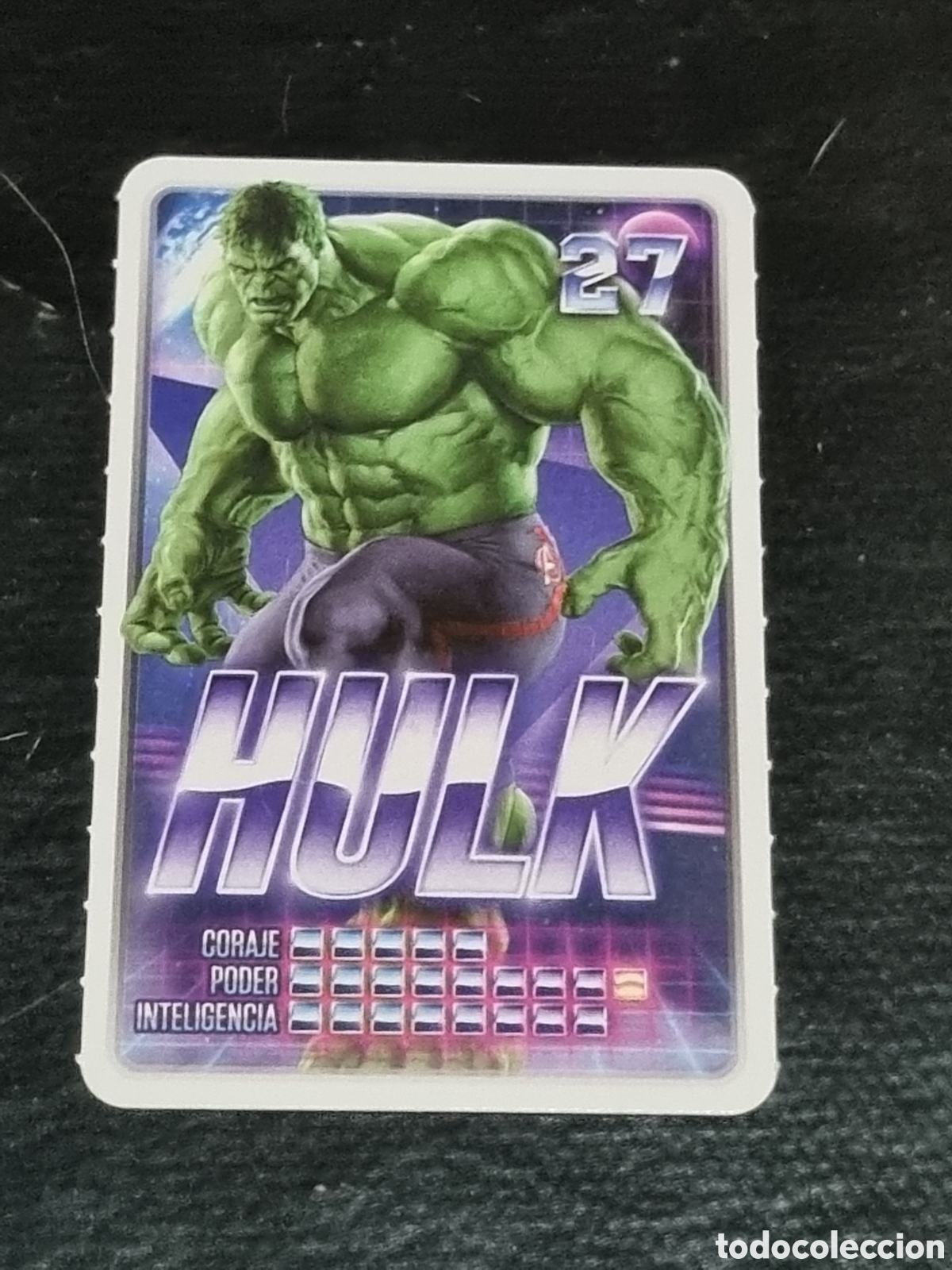 Trading cards: 27 - HULK - CARREFOUR DESCUBRE TU PODER - Foto 1