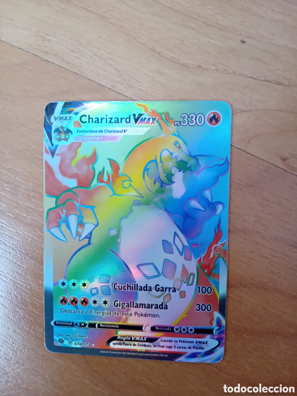 Trading cards: POKEMON CHARIZARD VMAX ARCOIRIS - Foto 2