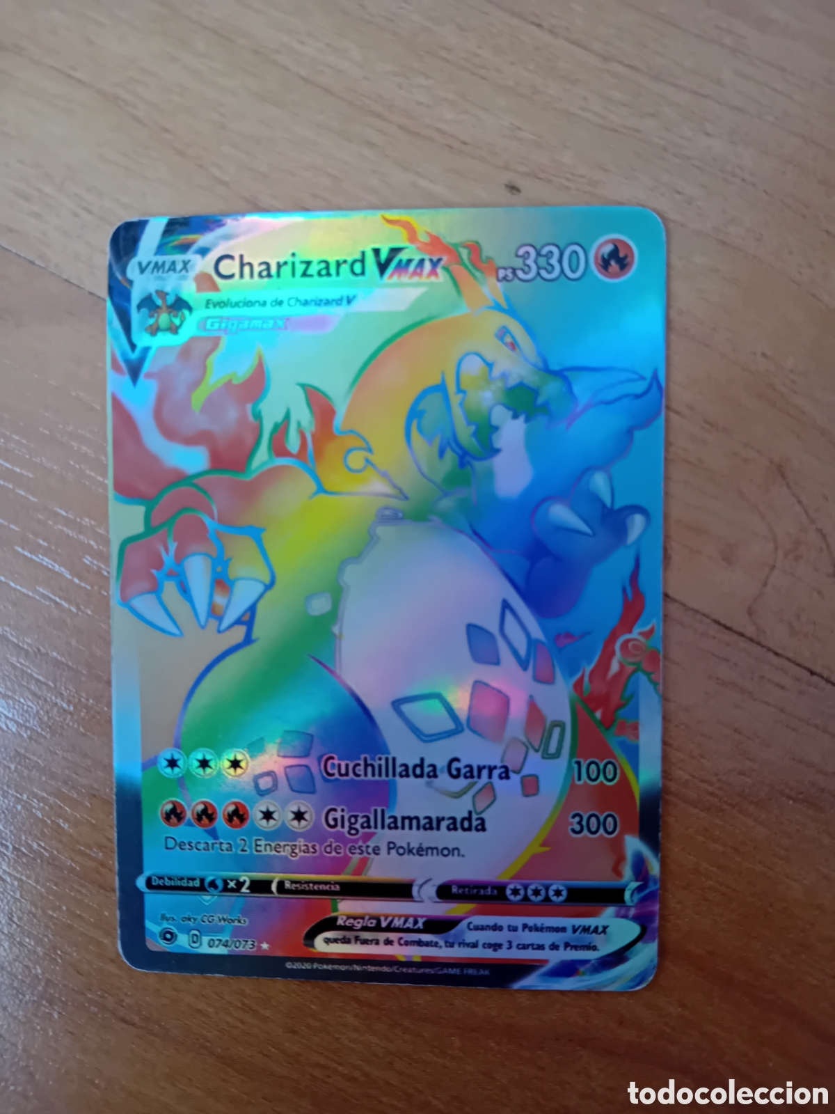 Trading cards: POKEMON CHARIZARD VMAX ARCOIRIS - Foto 1
