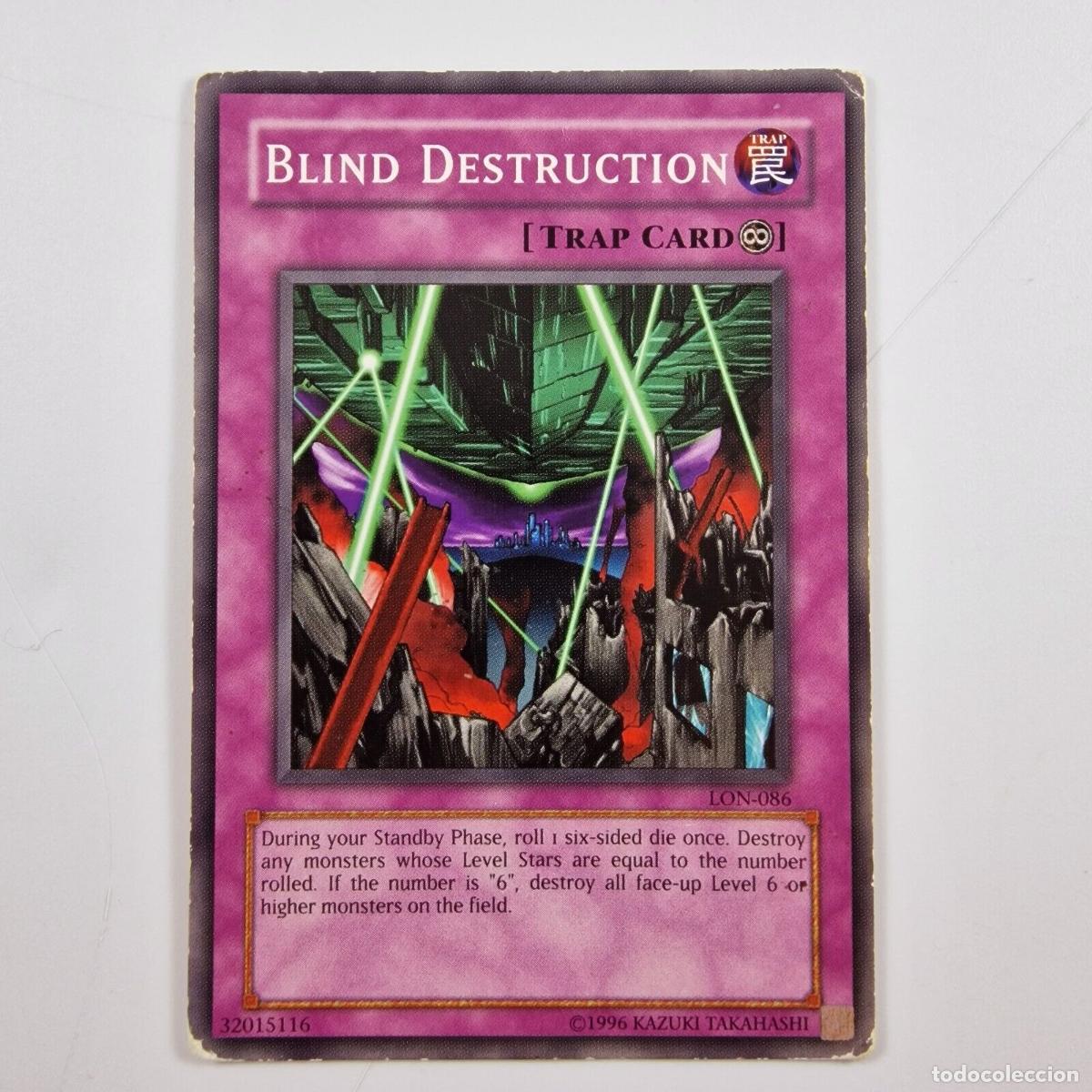 Carta YUGIOH-Blind Destruction -LON-086-EN-Poor- - Konami