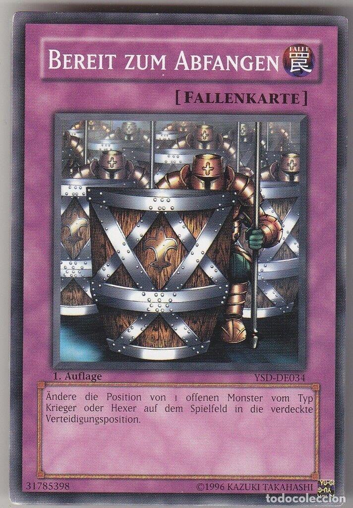 Carta YUGIOH-Bereit zum Abfangen-YSD-DE034-DE-Good- 1.Ed - Konami
