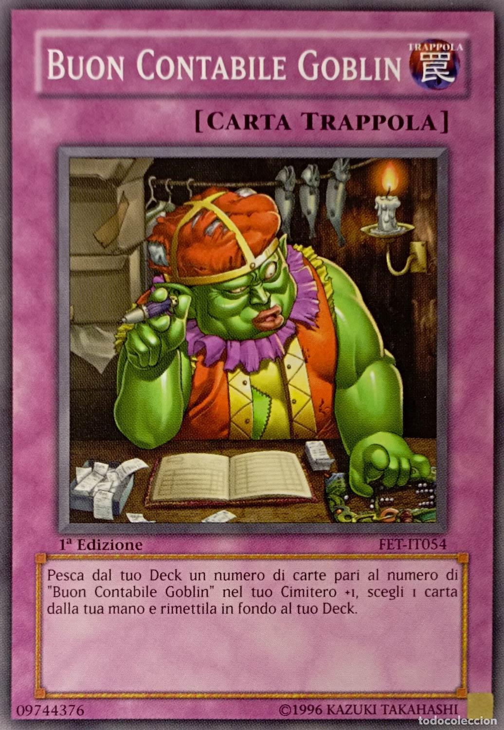 Carta YUGIOH-Buon Contabile Goblin-FET-IT054-ITA-LP- 1.Ed - Konami