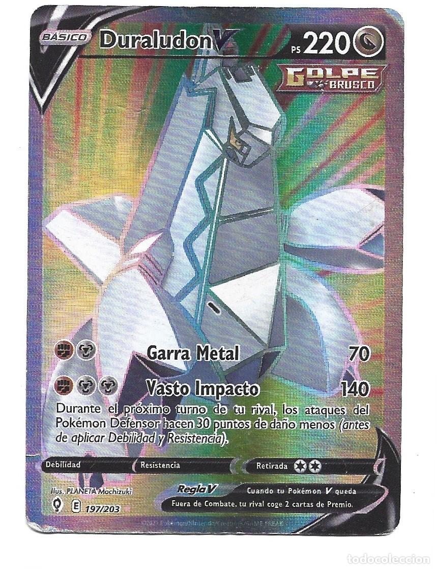 Trading cards: CROMO DE PANINI DE POKEMON PS 220 A&Ntilde;O 2022 TITULO BASIC0 DUTRALUDON V - Foto 1