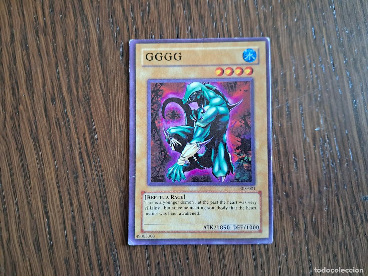 carta yu-gi-oh, gggg, 305-001. - Buy Antique trading cards on todocoleccion
